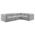 Bartlett 4-Piece Upholstered Fabric Sectional Sofa by Modway
