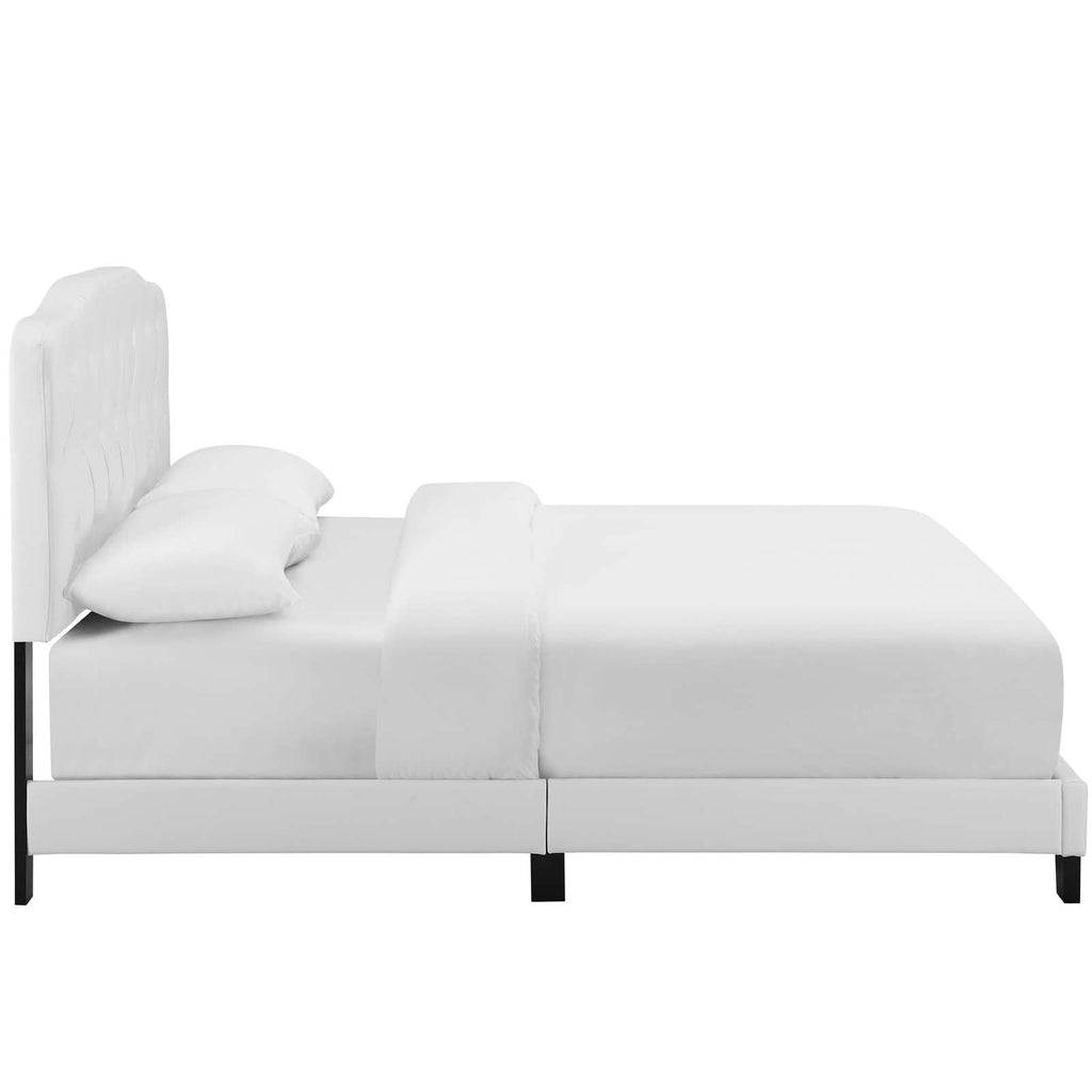Amelia Faux Leather Full Bed by Modway