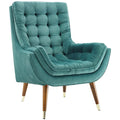 Suggest Button Tufted Performance Velvet Lounge Chair by Modway