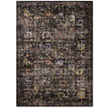 Minu Distressed Floral Lattice 4x6 Area Rug by Modway