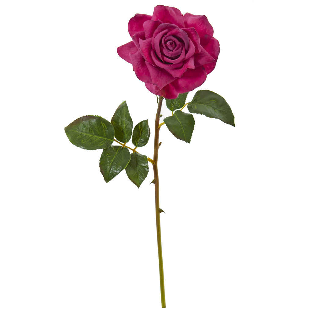 20" Rose Artificial Flower (Set of 6)