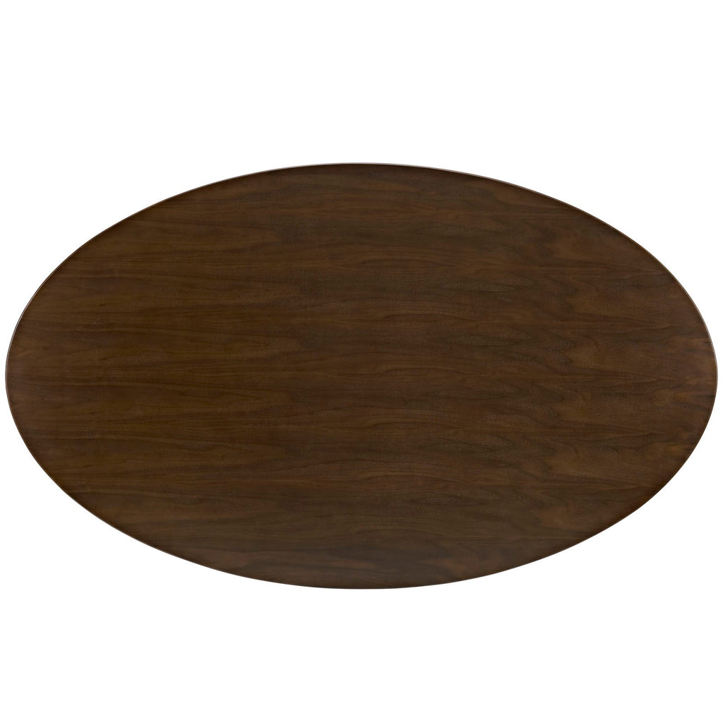 Lippa 78" Oval Wood Dining Table by Modway
