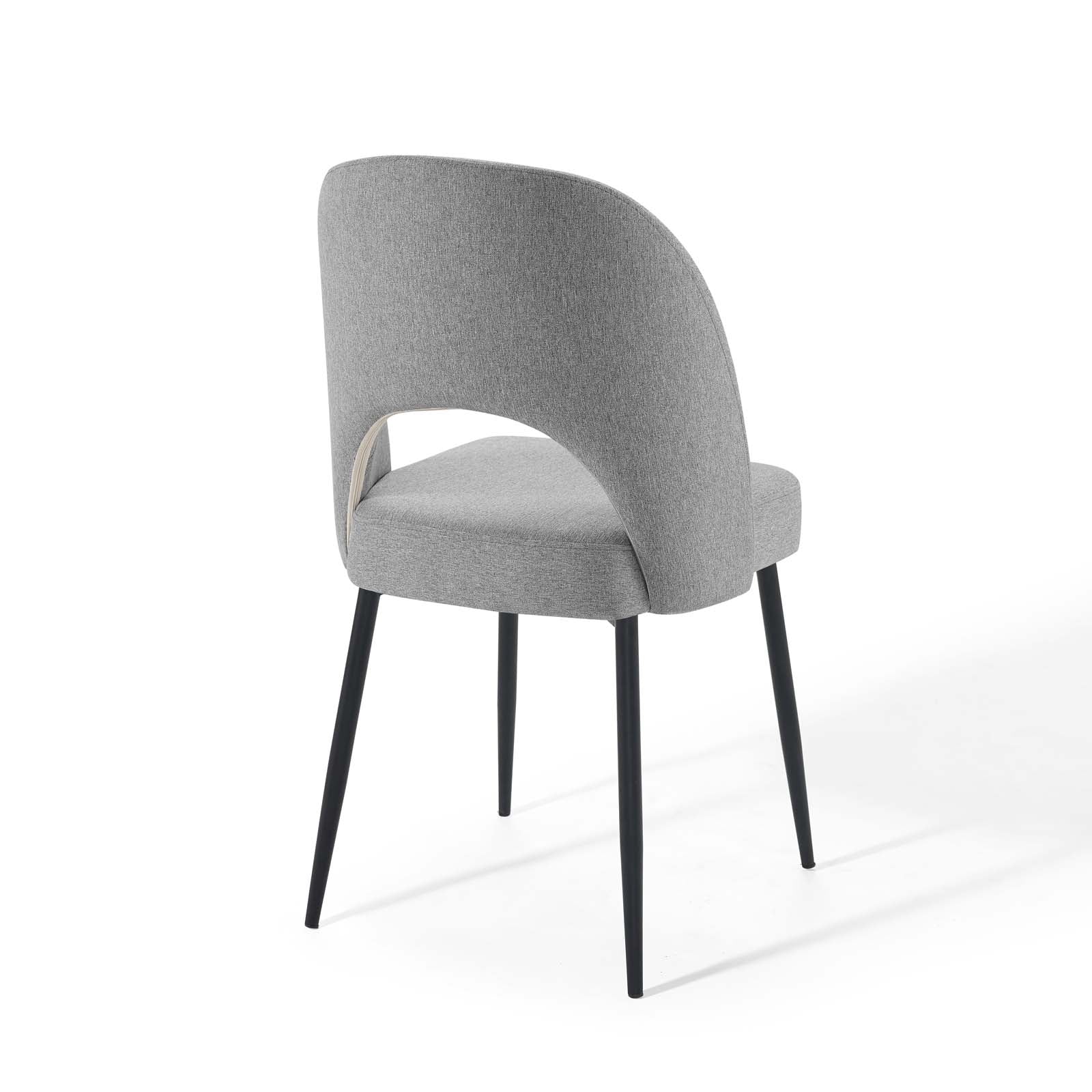 Rouse Upholstered Fabric Dining Side Chair Set of 2 by Modway