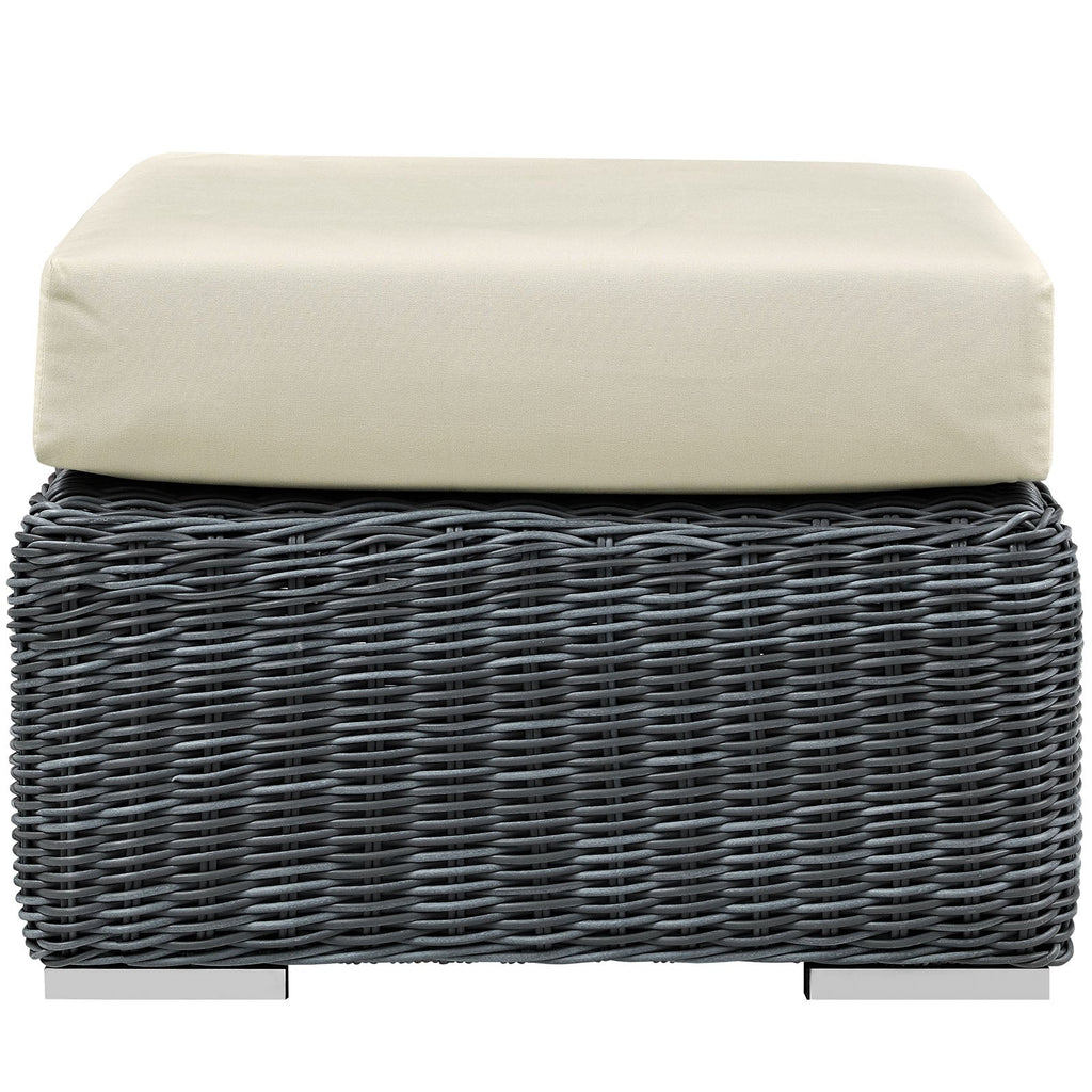 Summon Outdoor Patio Sunbrella¨ Ottoman by Modway