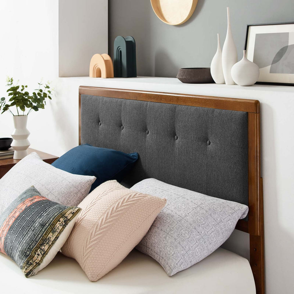 Willow Wood Full Platform Bed With Angular Frame by Modway