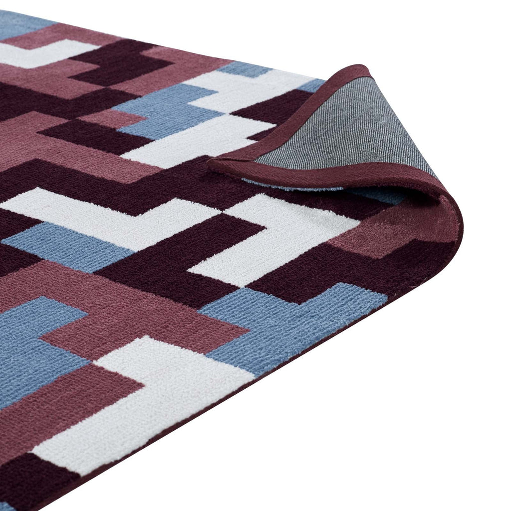 Andela Interlocking Block Mosaic 8x10 Area Rug by Modway