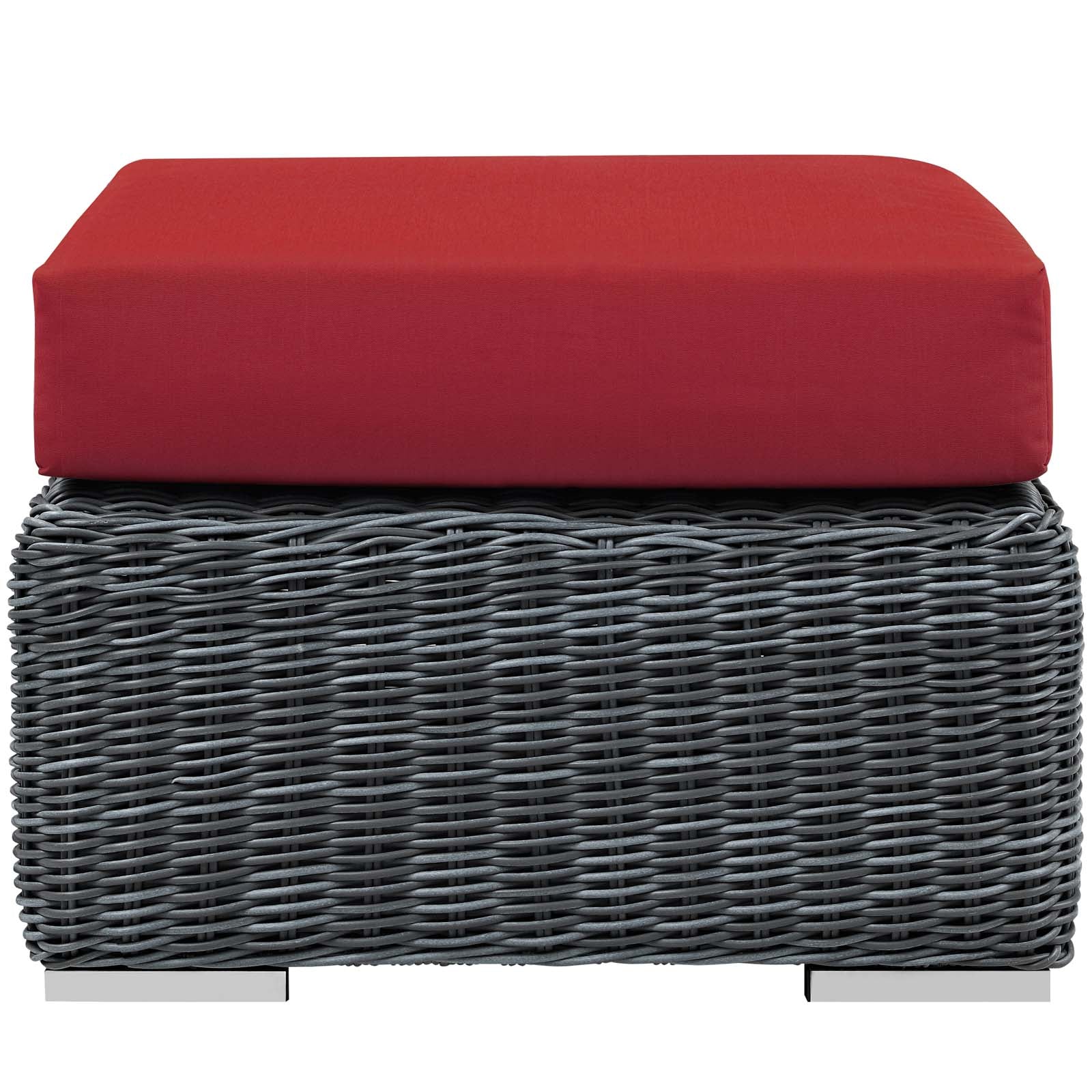 Summon Outdoor Patio Sunbrella¨ Ottoman by Modway