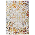 Reflect Primrose Ornate Floral Lattice 5x8 Indoor/Outdoor Area Rug by Modway