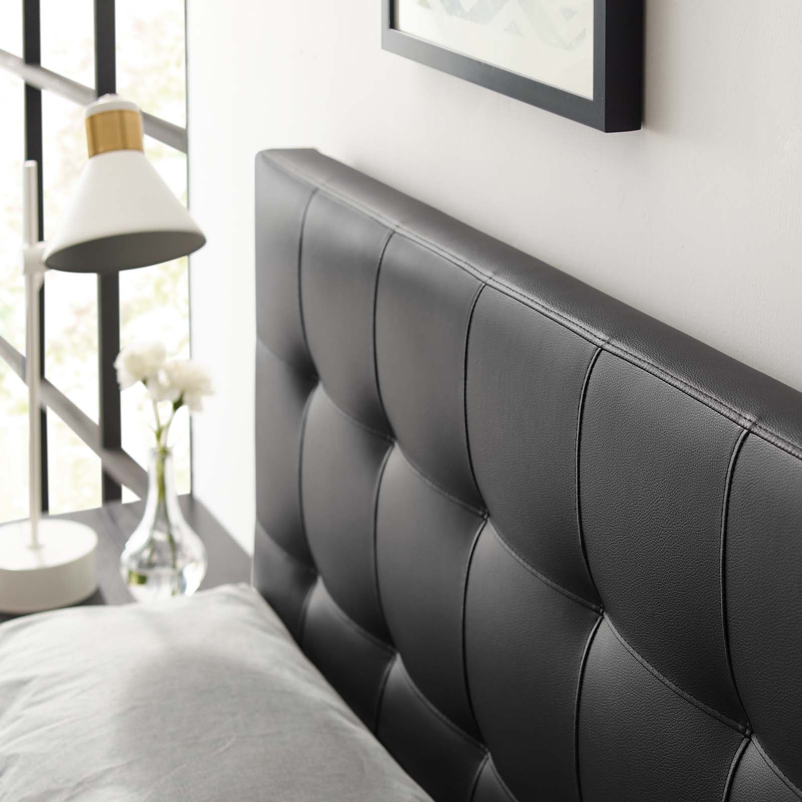 Lily Upholstered Vinyl Full Headboard by Modway