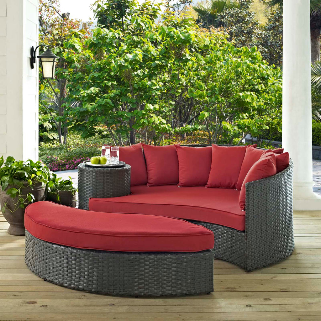 Sojourn Outdoor Patio Sunbrella¨ Daybed by Modway