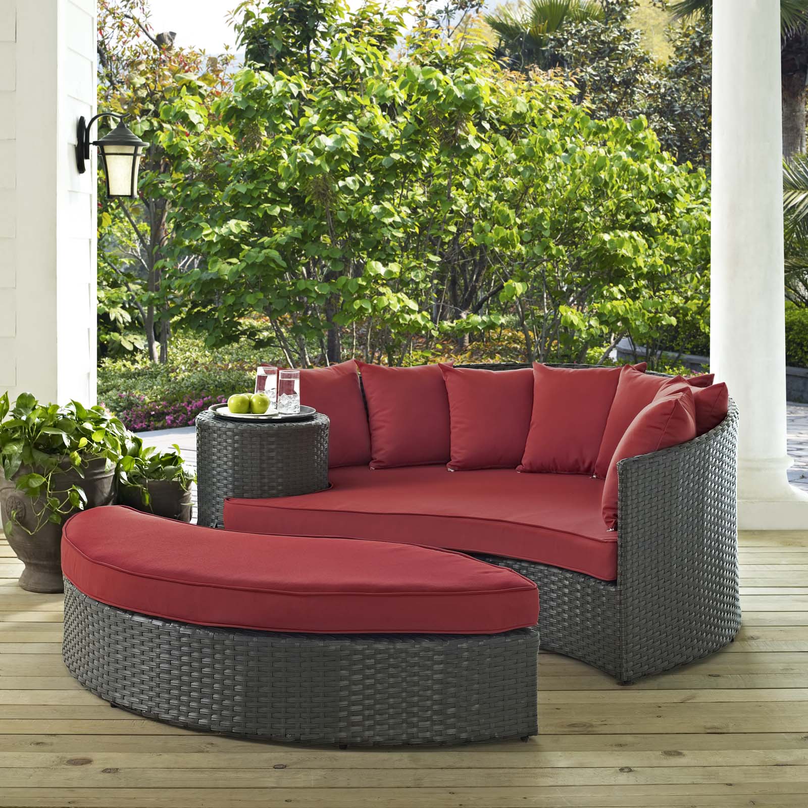 Sojourn Outdoor Patio Sunbrella¨ Daybed by Modway