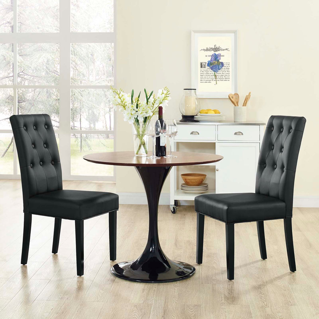 Confer Vinyl Dining Side Chair Set of 2 by Modway