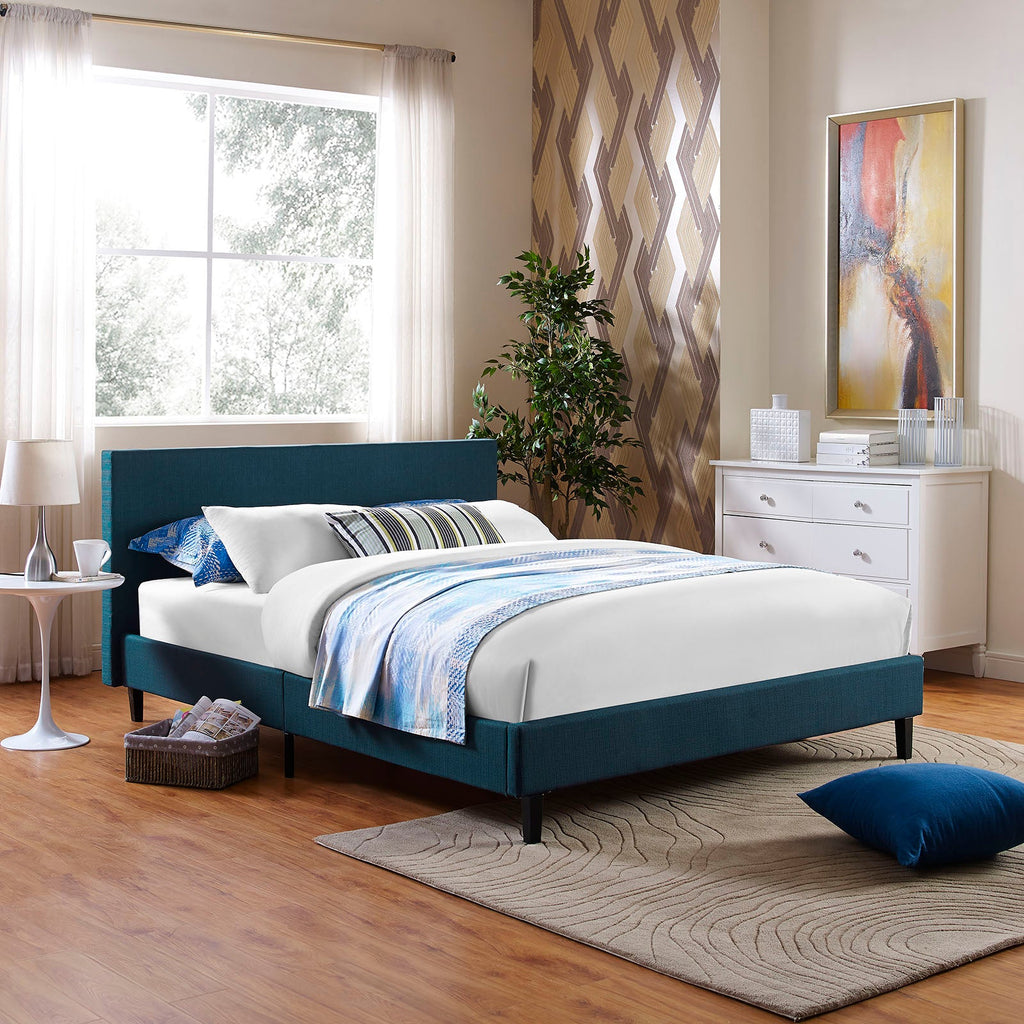 Anya Fabric Queen Bed by Modway