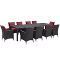 Convene 11 Piece Outdoor Patio Dining Set by Modway