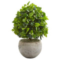 28"  Ficus Artificial Tree in Bowl Planter