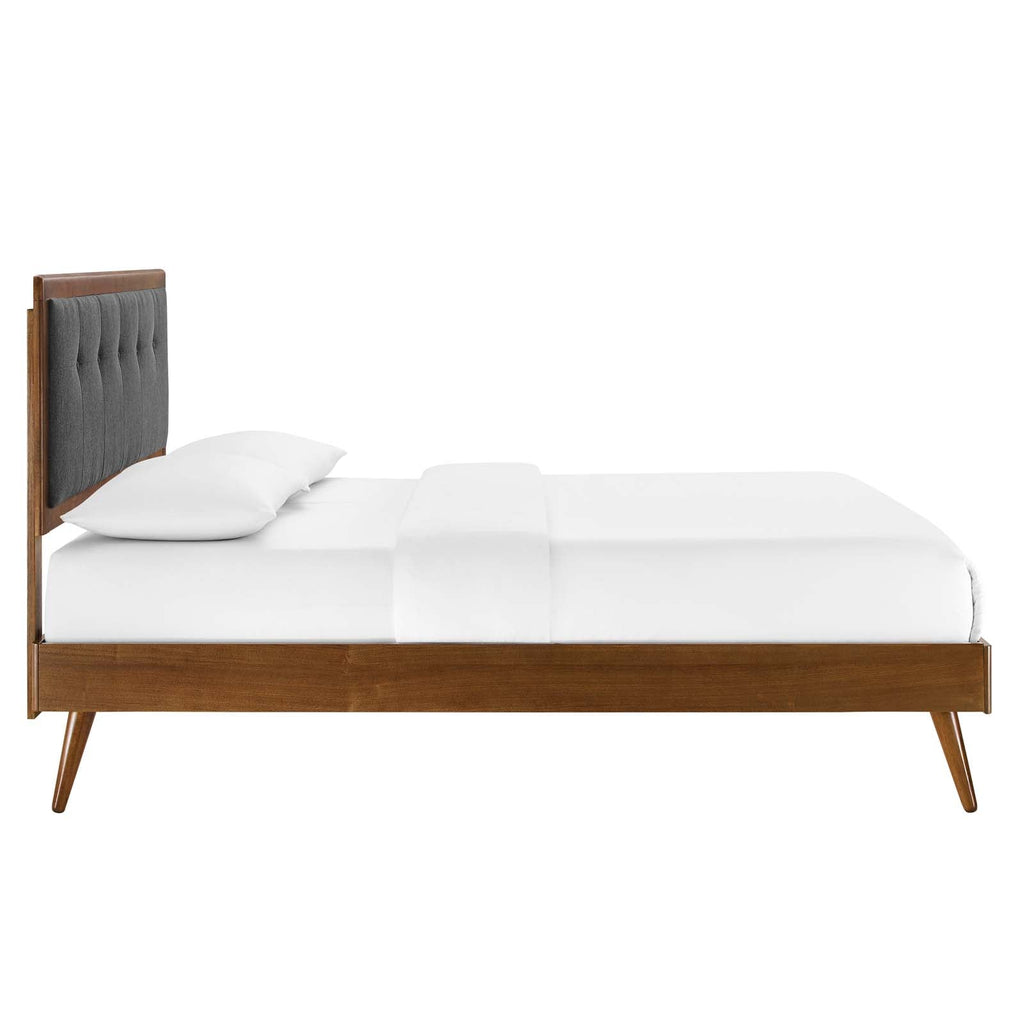 Willow Wood Full Platform Bed With Splayed Legs by Modway