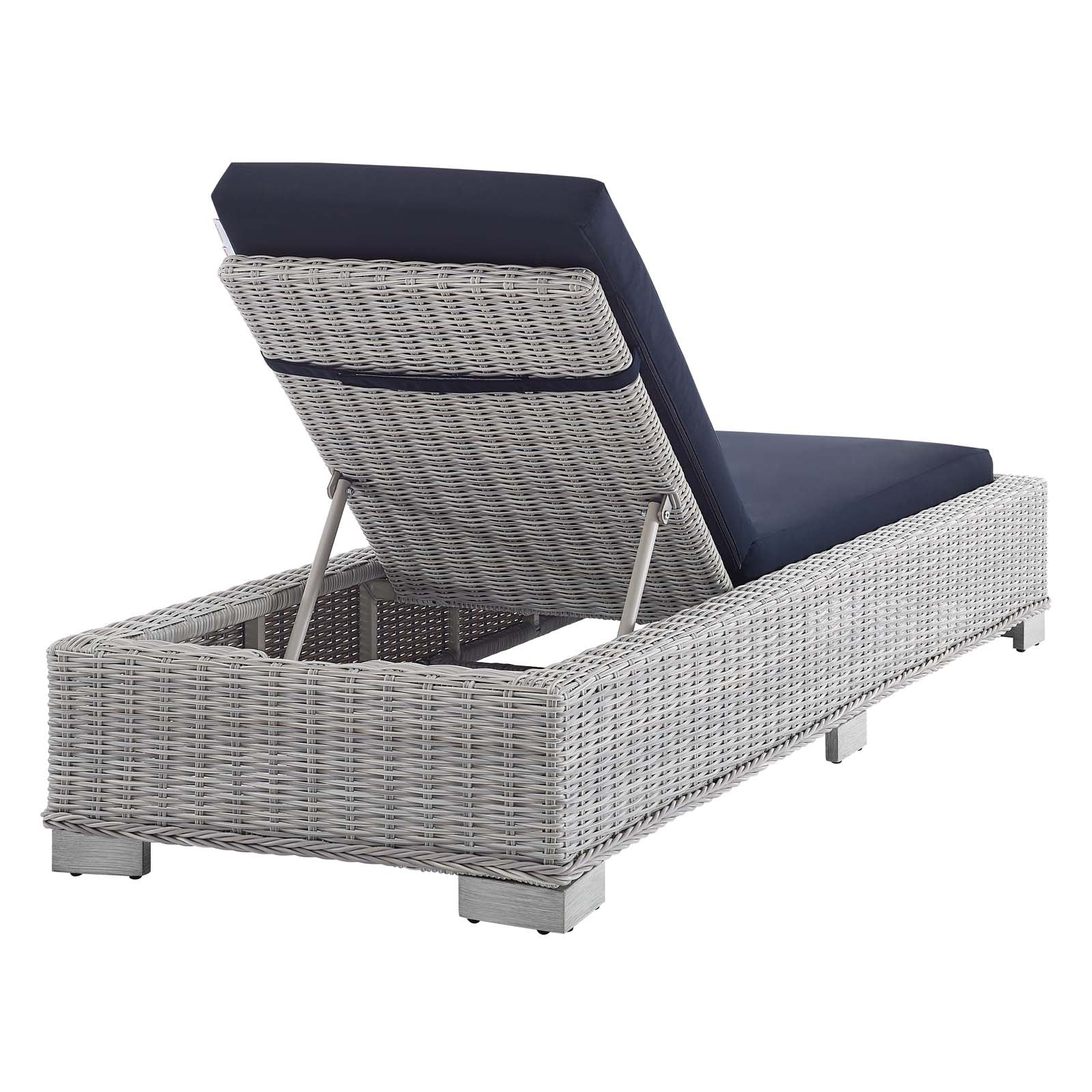 Conway Sunbrella¨ Outdoor Patio Wicker Rattan Chaise Lounge by Modway