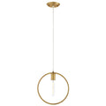 Orbit Brass Ceiling Pendant Light by Modway
