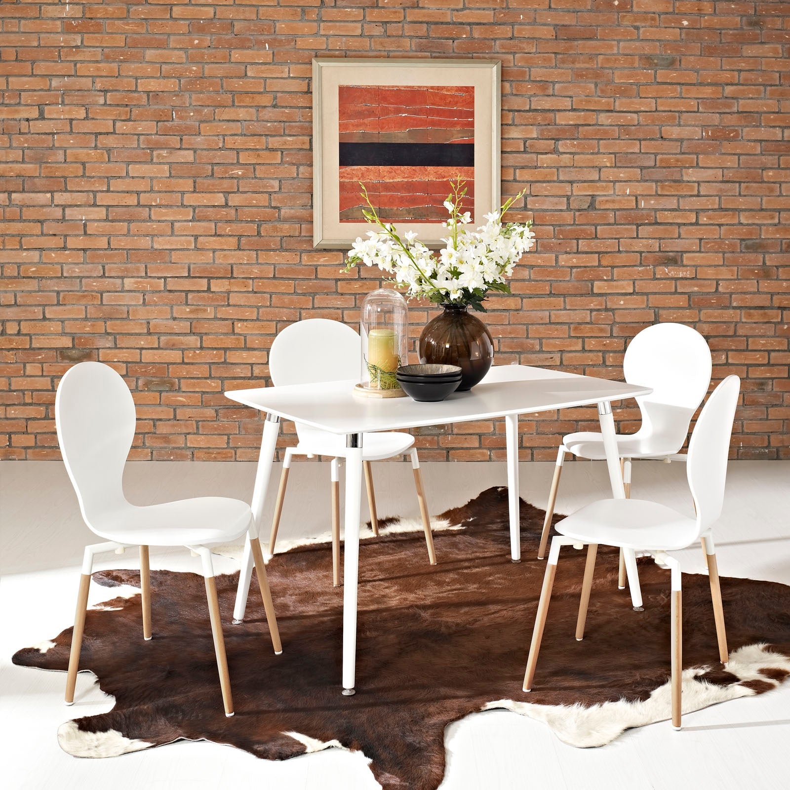 Lode Rectangle Wood Dining Table by Modway