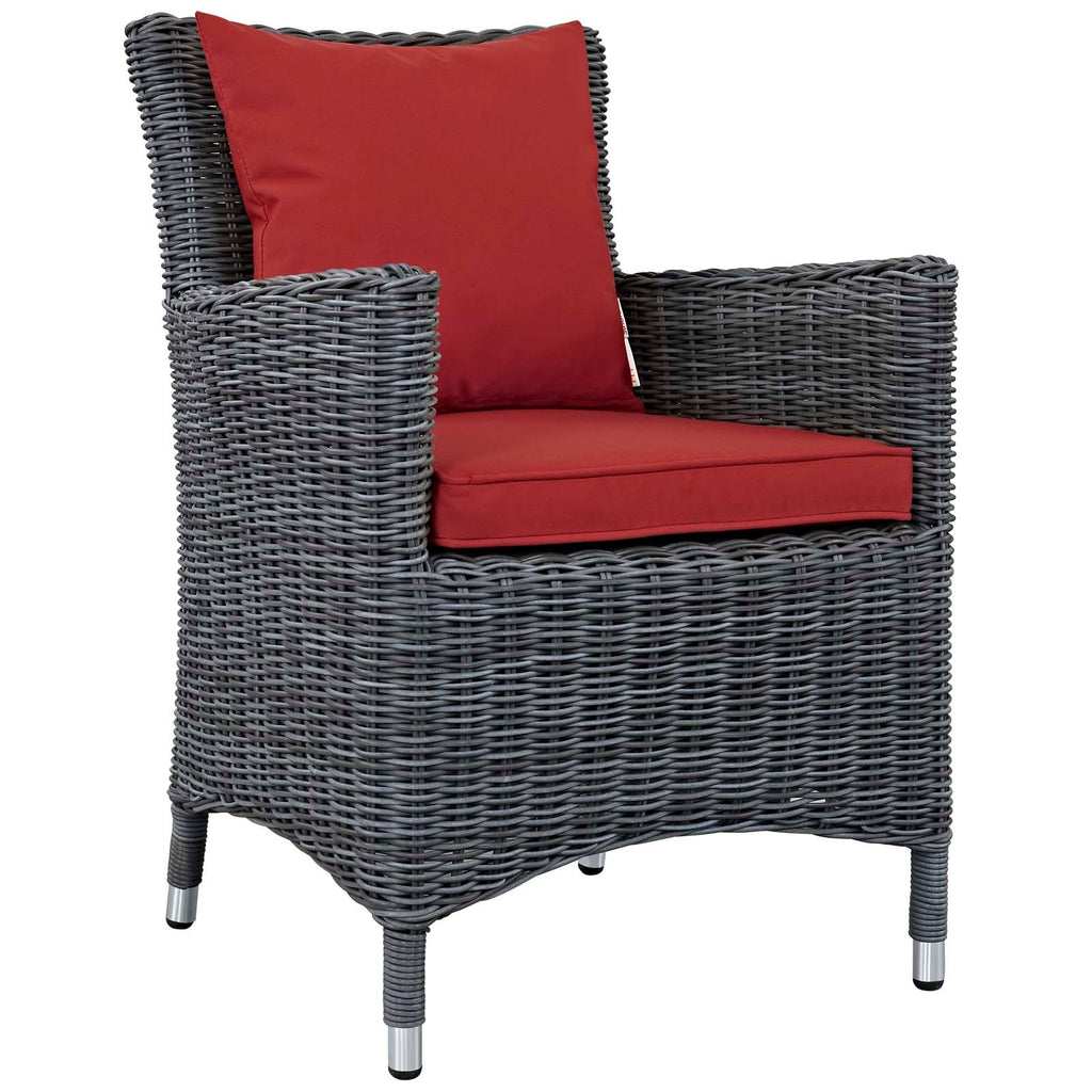 Summon 9 Piece Outdoor Patio Sunbrella¨ Dining Set by Modway