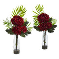 Tropical Mum Artificial Arrangement (Set of 2)
