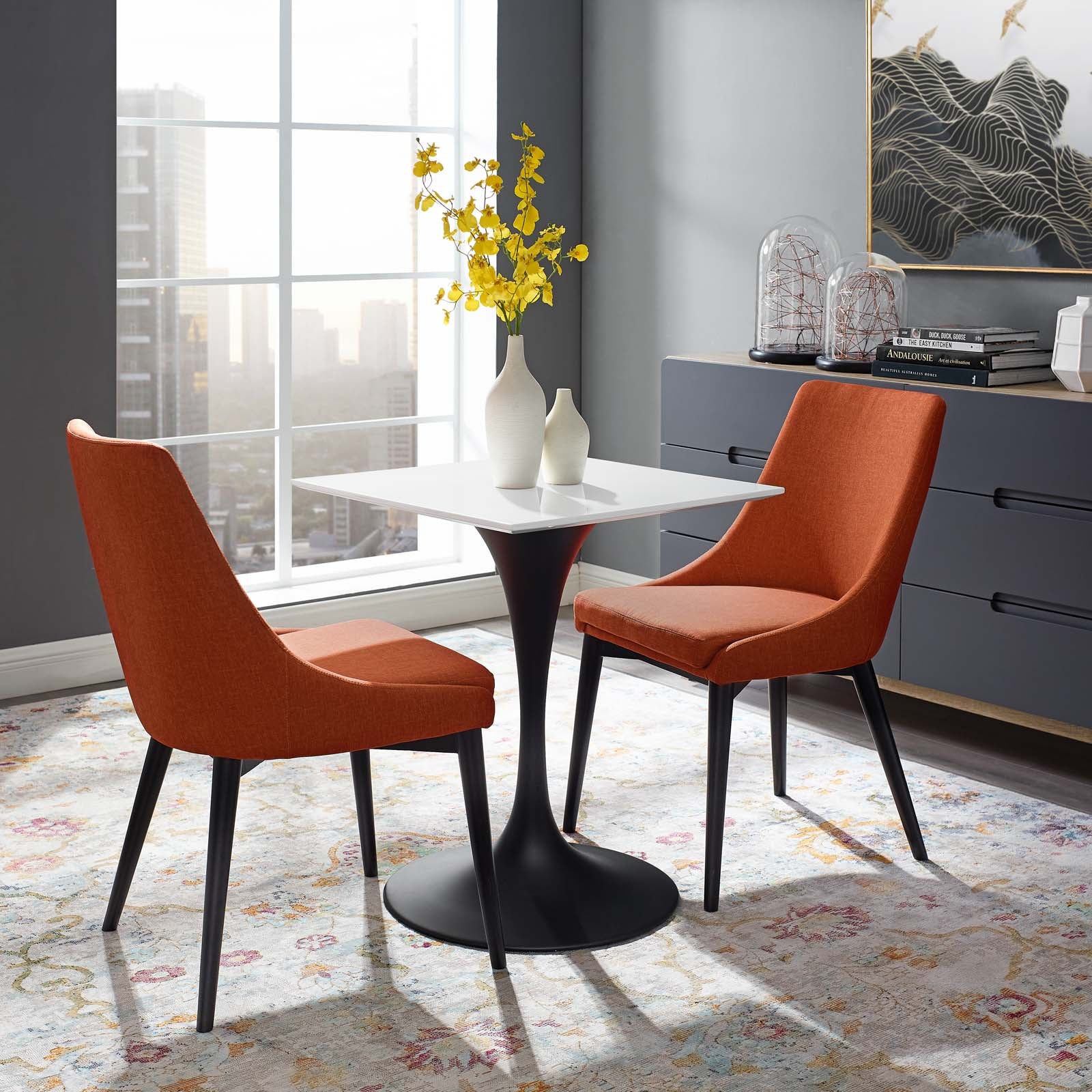 Lippa 24" Square Wood Dining Table by Modway