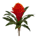 14"  Bromeliad Artificial Flower (Set of 8)
