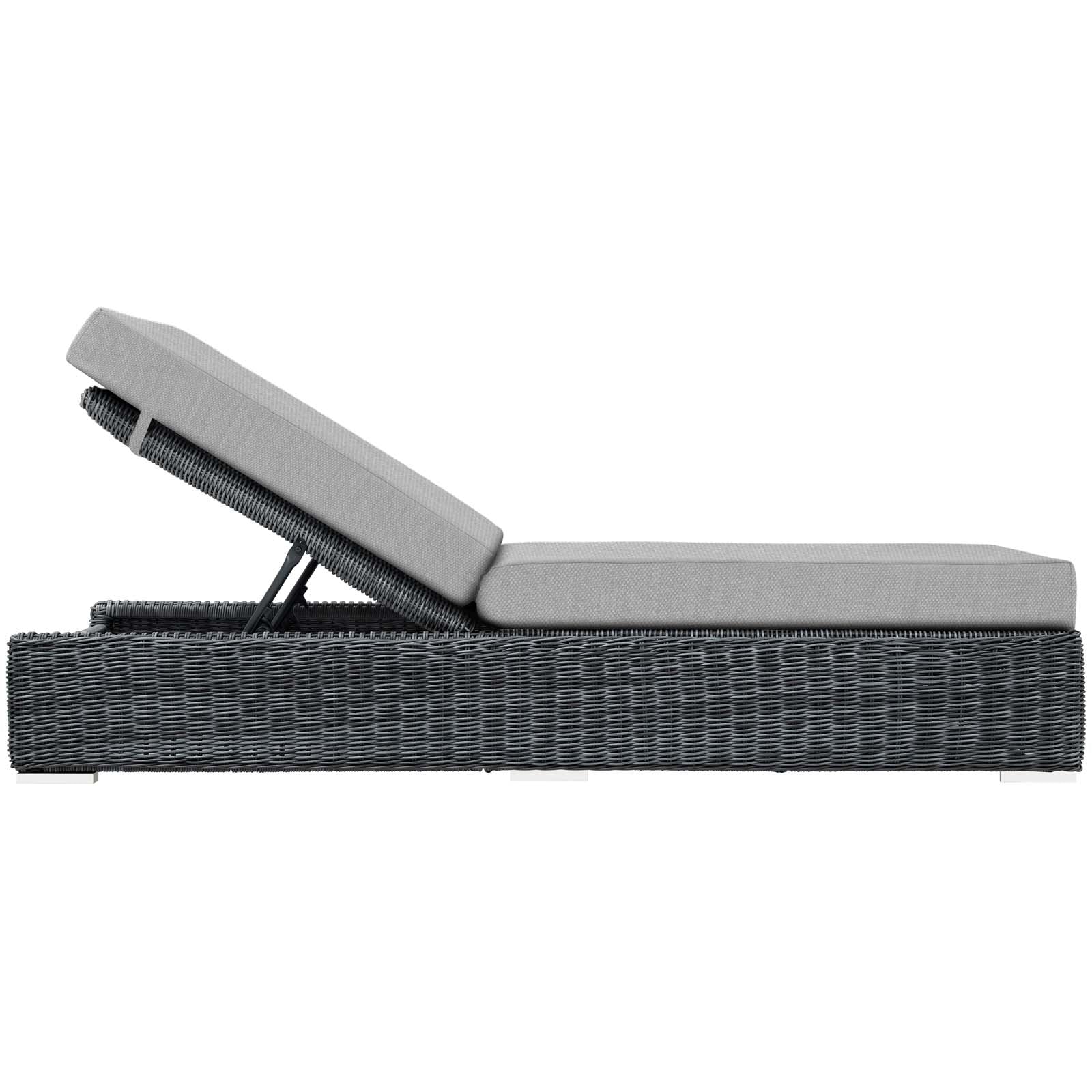 Summon Outdoor Patio Sunbrella¨ Chaise Lounge by Modway