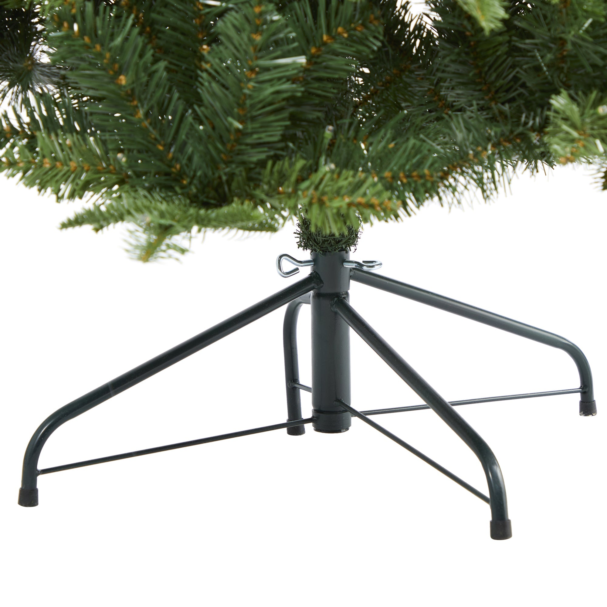 6' Grand Teton Spruce Flat Back Artificial Christmas Tree w180 Clear LED Lights
