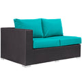 Convene Outdoor Patio Left Arm Loveseat by Modway