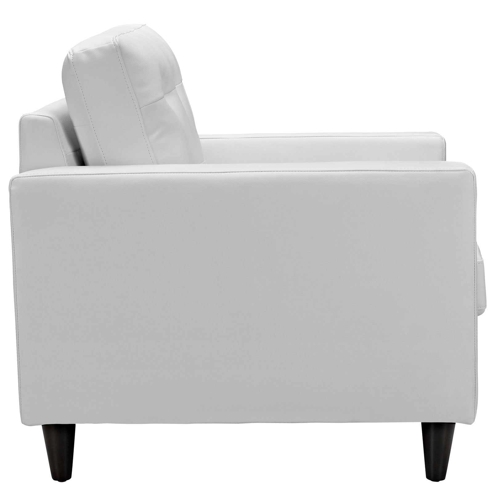 Empress Bonded Leather Armchair by Modway