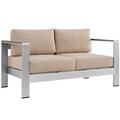 Shore Outdoor Patio Aluminum Loveseat by Modway