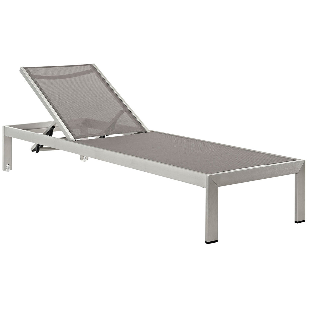 Shore Outdoor Patio Aluminum Chaise Set of 6 by Modway