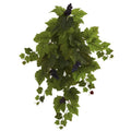 31" Grape Hanging Leaf Artificial Plant (Set of 2)