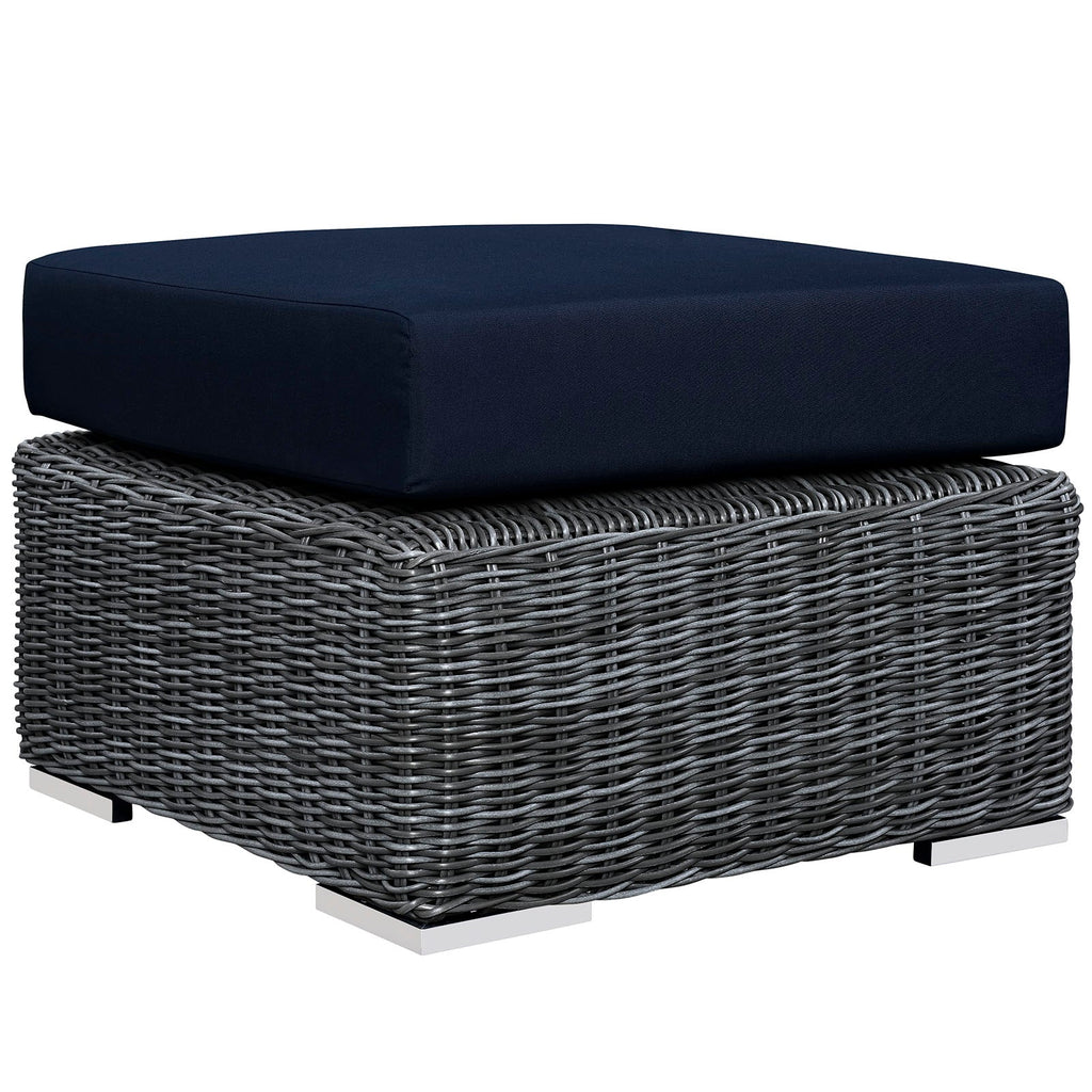 Summon Outdoor Patio Sunbrella¨ Ottoman by Modway
