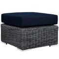 Summon Outdoor Patio Sunbrella¨ Ottoman by Modway