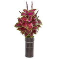 37"  Coleus Artificial Plant in Decorative Planter