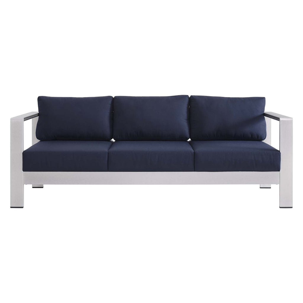 Shore Sunbrella¨ Fabric Aluminum Outdoor Patio Sofa by Modway