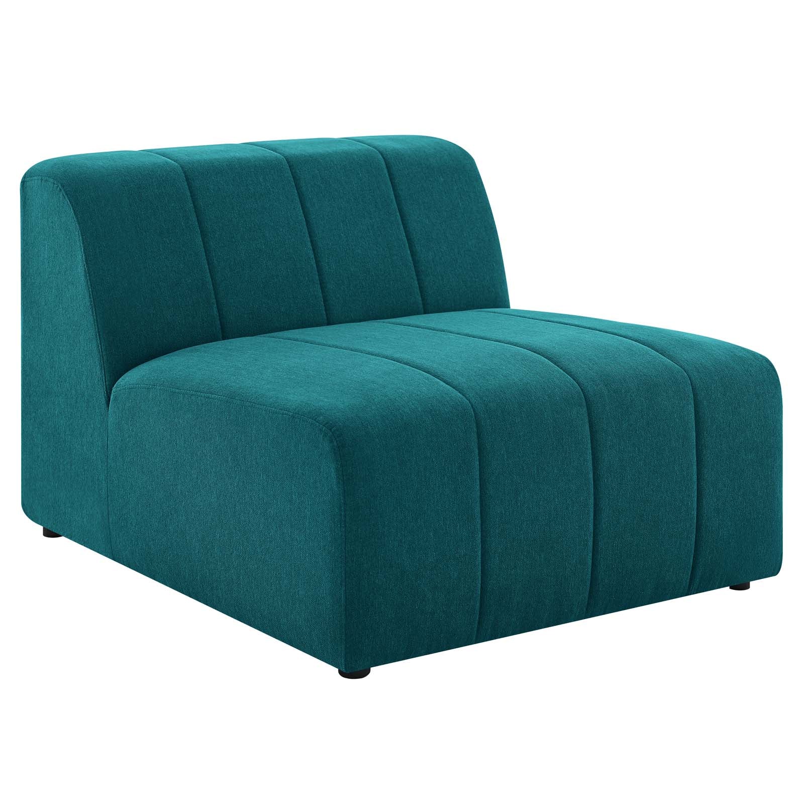 Bartlett Upholstered Fabric Armless Chair by Modway