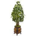 57"  Schefflera Artificial Tree in Decorative Planter