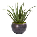 26"  Aloe Artificial Plant in Decorative Bowl