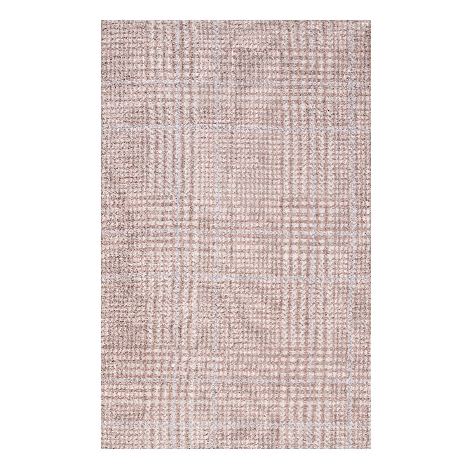 Kaja Abstract Plaid 5x8 Area Rug by Modway