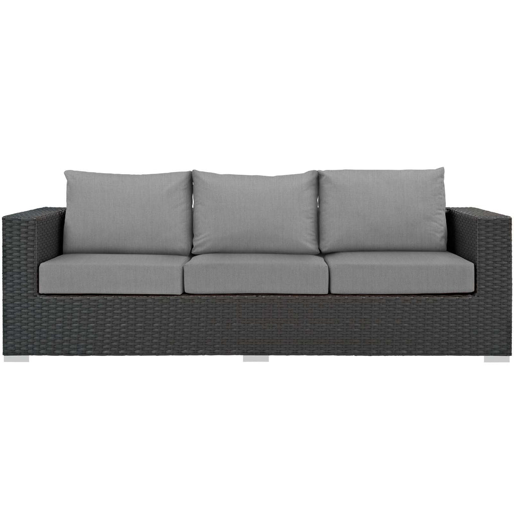 Sojourn Outdoor Patio Sunbrella¨ Sofa by Modway
