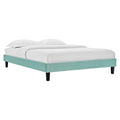 Reign Performance Velvet Queen Platform Bed Frame by Modway