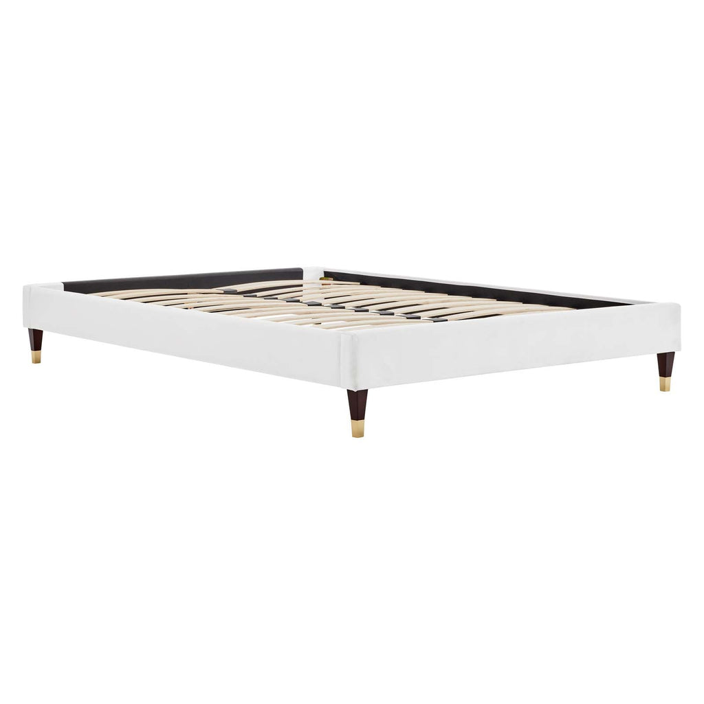 Harlow Performance Velvet Twin Platform Bed Frame by Modway