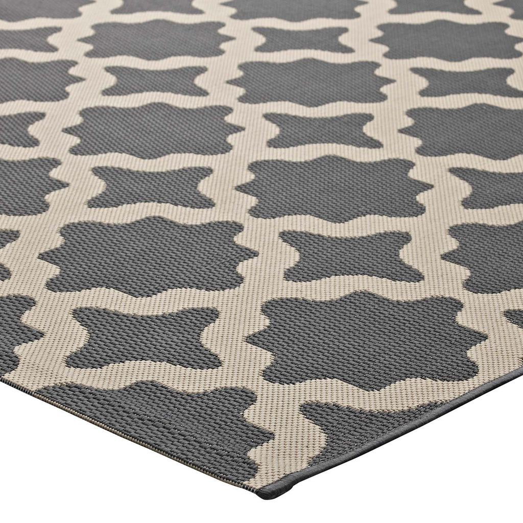 Cerelia Moroccan Trellis Indoor and Outdoor 5x8 Area Rug by Modway