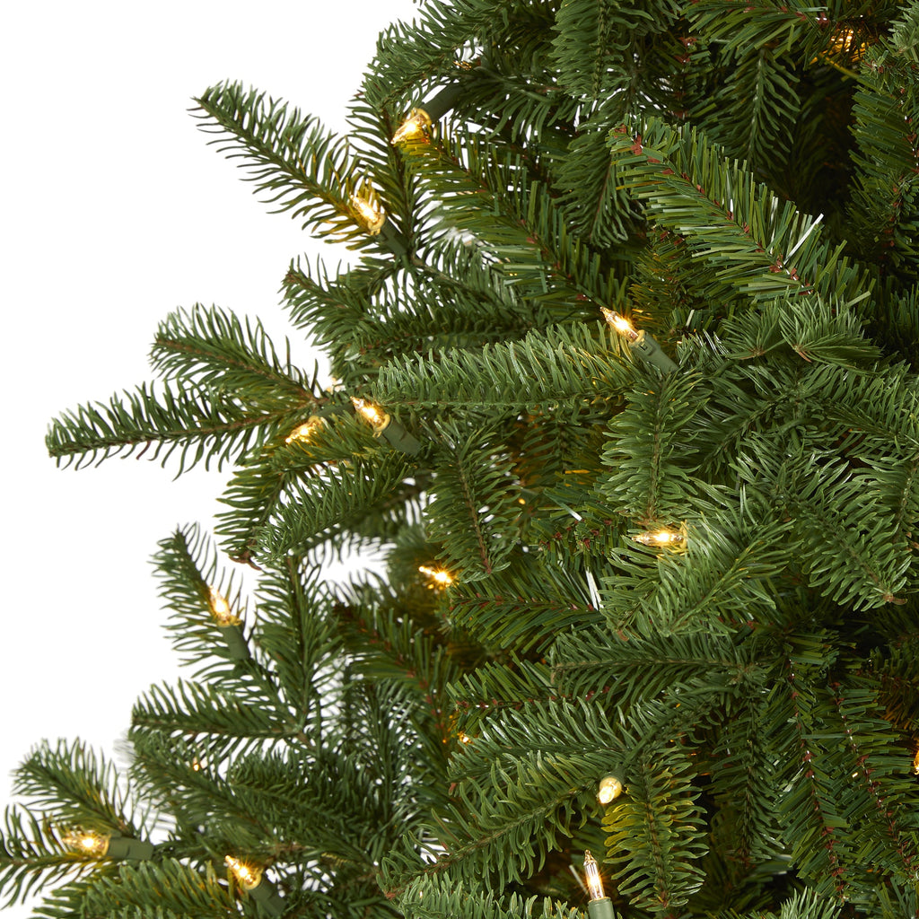 7' South Carolina Spruce Artificial Christmas Tree with 500 White Warm Lights
