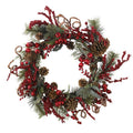 24"  Assorted Berry Wreath