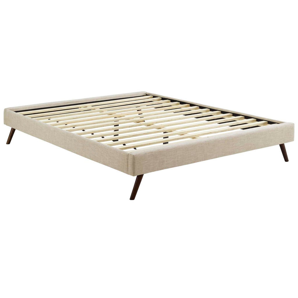 Loryn Fabric Full Bed Frame with Round Splayed Legs by Modway