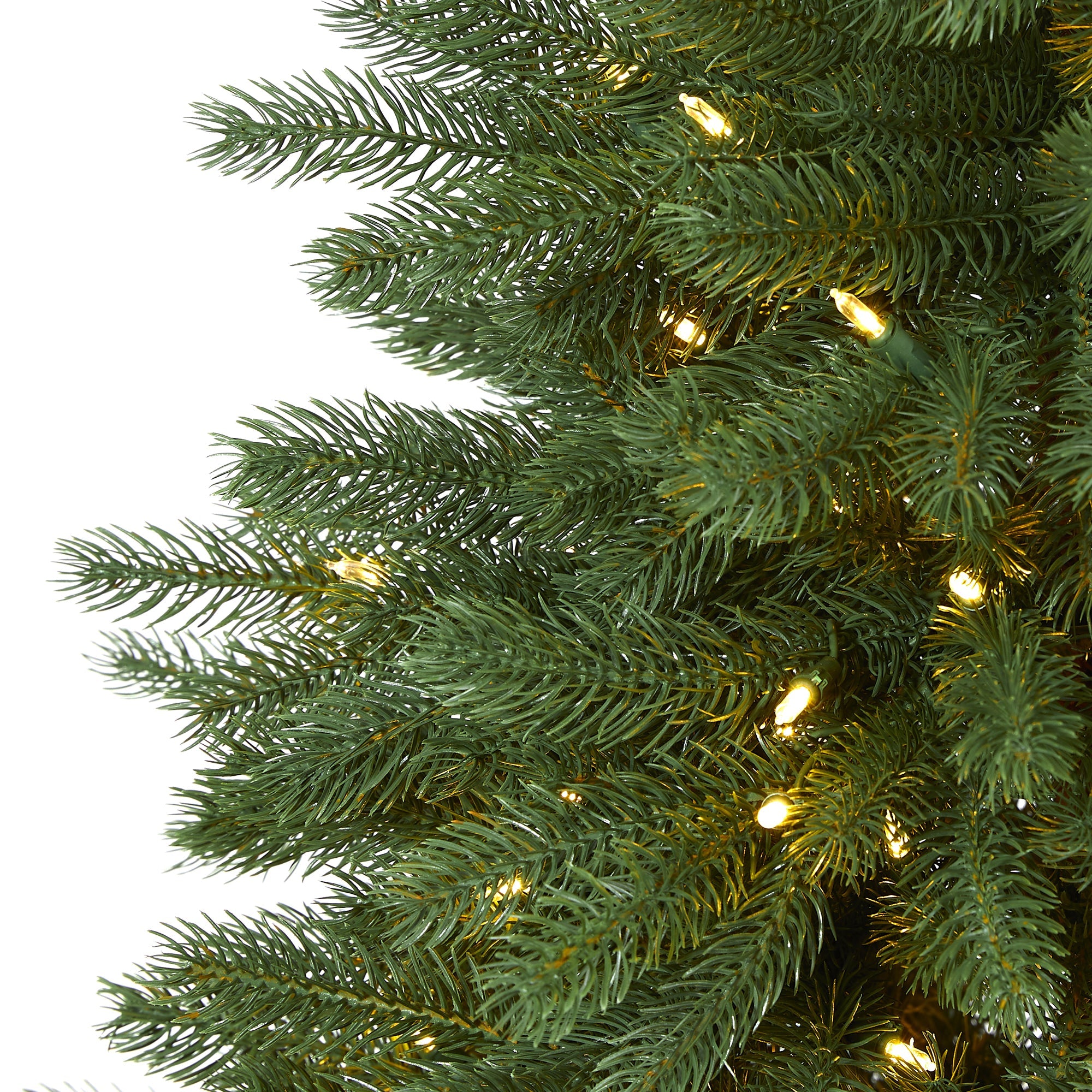 5' Napa Valley Pine Artificial Christmas Tree w/ 200 Warm White LED Lights